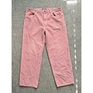 Empyre Loose Relaxed Fit Corduroy Size 38 SK8 Skate Baggy Pants Skater Y2K Pink